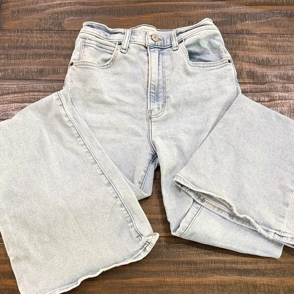 A&F Light Blue Flare Jeans - Picture 1 of 4